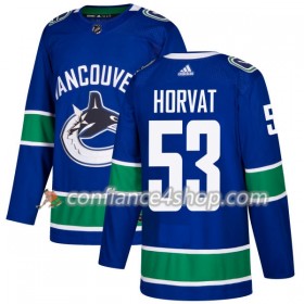 Adidas Maillot de Hockey Vancouver Canucks Bo Horvat 53 2017-2018 Blau Authentic - Homme